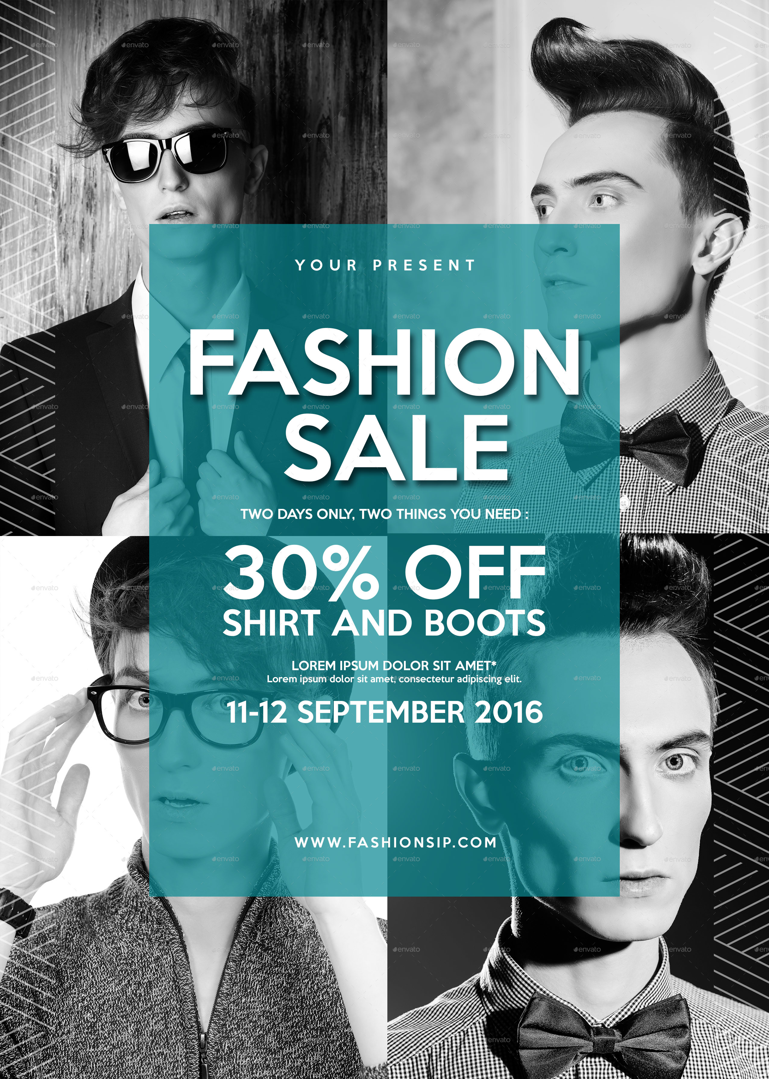 Fashion Sale Promotion Flyer, Print Templates GraphicRiver